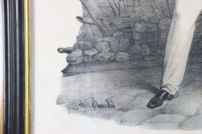 Le roi des Français et la Reine Marie-Amélie,...