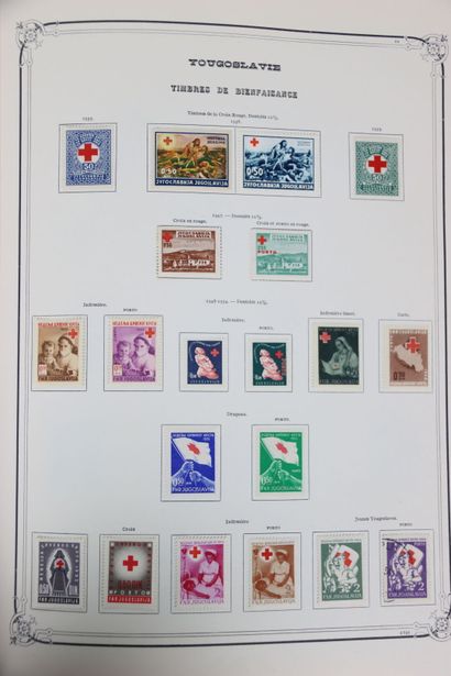 TIMBRES. Belle collection de Yougoslavie...