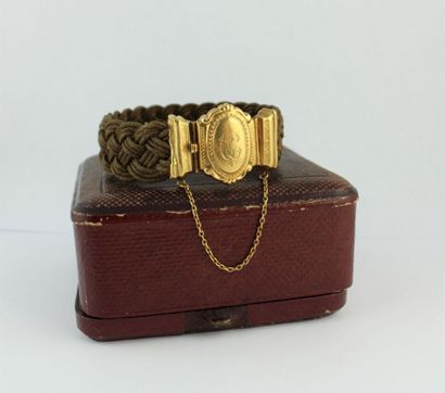 Bracelet in 18K yellow gold (750/1000) and...
