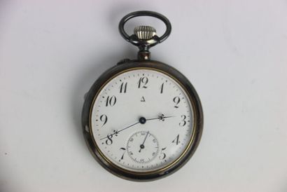 Pocket watch. Half metal embossed with the...