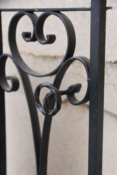 Porte manteau vestiaire en fer forgé avec...
