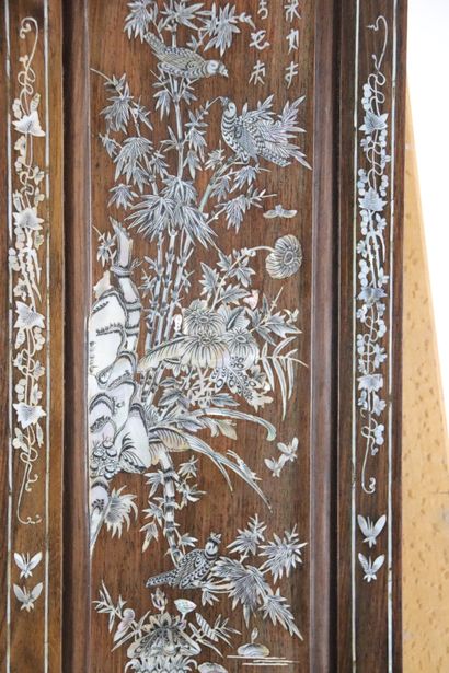 Vietnam early 20th century. Set of four decorative...