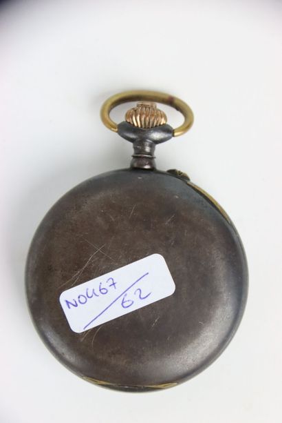 Pocket watch. Chronometer. Dial with Roman...