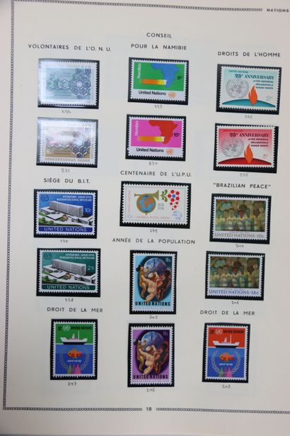 TIMBRES. Collection des Nations Unies de...