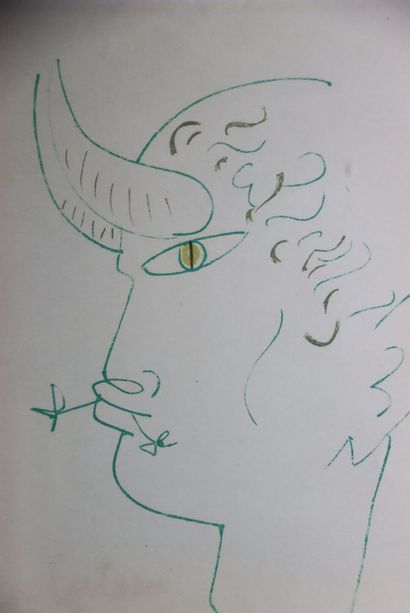 Jean COCTEAU (1889-1963) d'après, Profil...