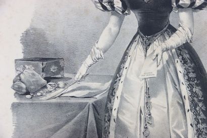 Le roi des Français et la Reine Marie-Amélie,...