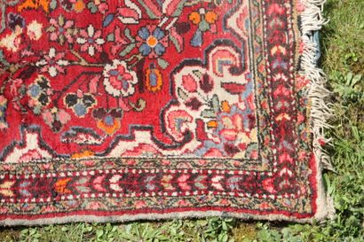 TAPIS. Lilian. Iran. Vers 1970. Velours en...
