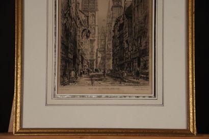 École du XIXe siècle, Rue de la grosse Horloge...