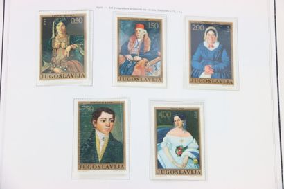 TIMBRES. Belle collection de Yougoslavie...