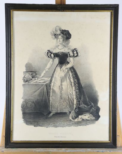 Le roi des Français et la Reine Marie-Amélie,...