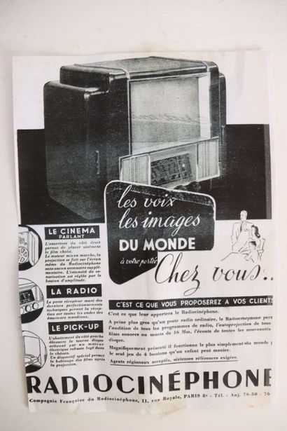 Compagnie Française du Radiocinéphone. Combined...