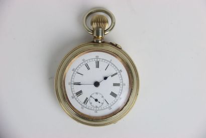 Montre de gousset en argent et intérieur...