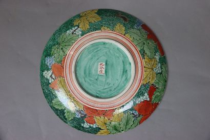 ASIA. Kutani porcelain dish from Japan, early...