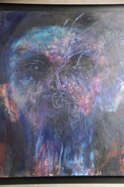 École du XXe siècle, Portrait, huile sur...