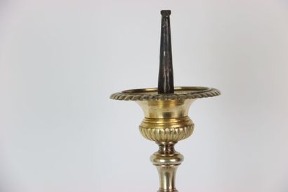 Bronze piker on pedestal, early 20th century....