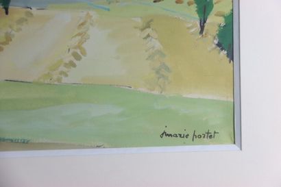 Jean-Marie PORTET (XXe siècle), Paysage,...