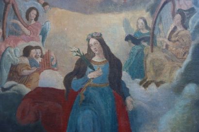 École du XXe siècle, Portrait de Sainte Rosalie,...