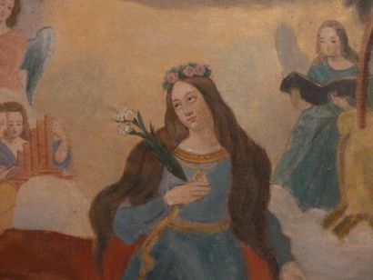 École du XXe siècle, Portrait de Sainte Rosalie,...