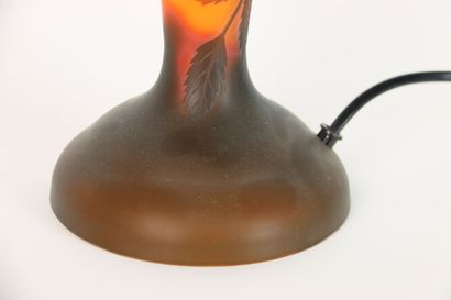 GALLE Emile, in the taste, Foot of lamp out...