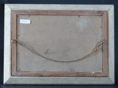 Réunion de deux tableaux comprenant : 
-Eugène...