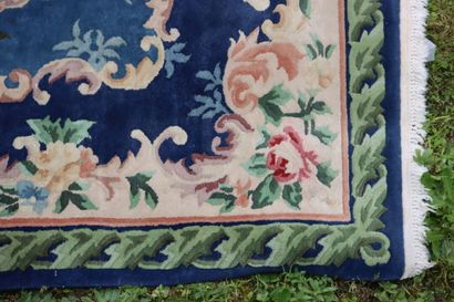 TAPIS. Chine tien Sin, vers 1970, Velours...