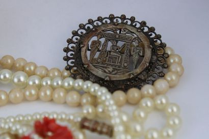 Batch fancy jewelry gold and silver plated...