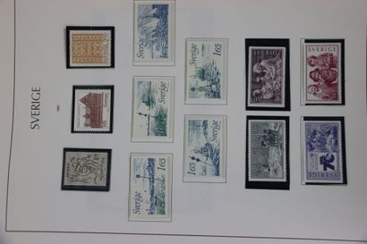 TIMBRES. Très belle collection de Suède de...
