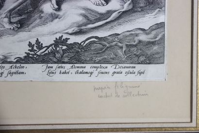 MATHAM Jacob (1571-1631) d'après, Amours...