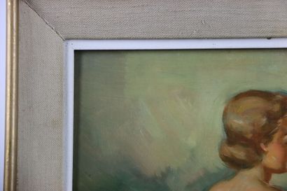 ANDRE ADVIER (XXe siècle), Ballerine assise,...