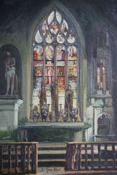 NIBOR Yann A. (1857-1947). Vitraux d'église....