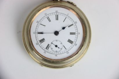 Montre de gousset en argent et intérieur...