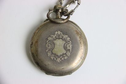 BERNA. 
Montre gousset en argent, 
Cadran...