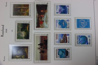 TIMBRES. Belle collection de Russie de 1982...
