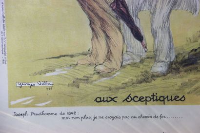 Georges Villa 1883-1965. Affiche du comité...
