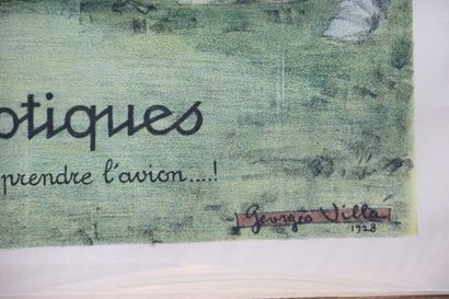 Georges Villa (1883-1965). Affiche pour la...