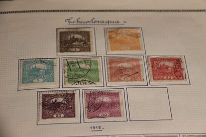 Belle collection de TCHEKOSLOVAQUIE en album...