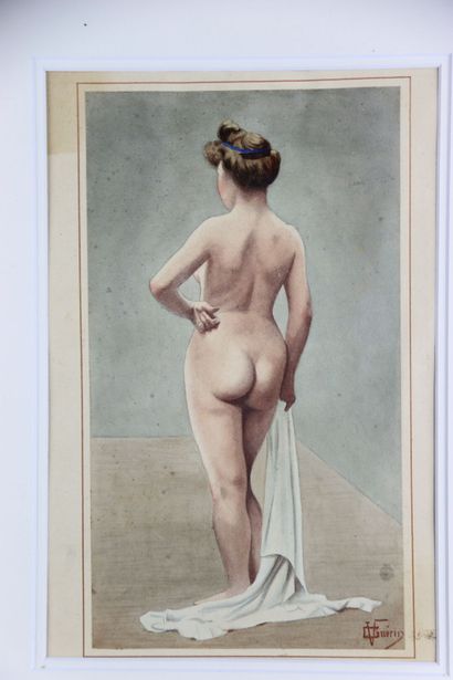 V. GUERIN (XXe siècle), Portrait de femmes...