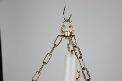 Vestibule ceiling lamp featuring a kerosene...