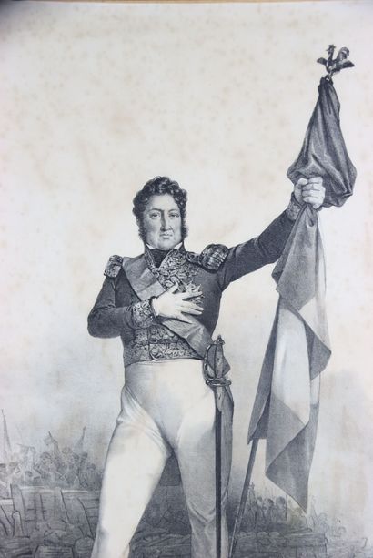 Le roi des Français et la Reine Marie-Amélie,...