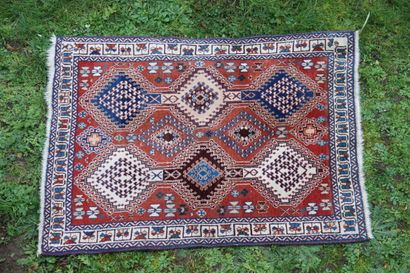 Yalameh. Iran. Vers 1980. Tapis velours en...