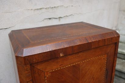 Mahogany and mahogany veneer chiffonier of...