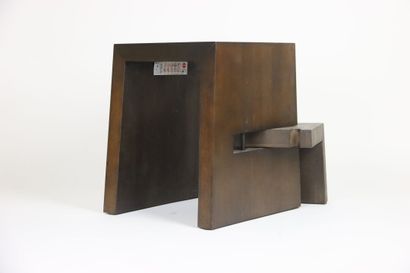 François BAUCHET (1948-) dans le goût, tabouret...
