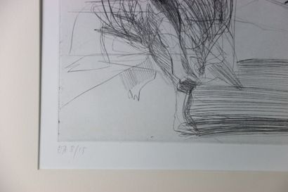 Claude WEISBUCH (1927-2014). La leçon. Lithographie...
