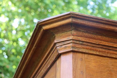 Buffet in molded and carved oak opening by...