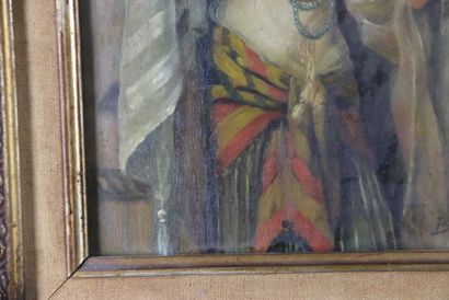 École orientaliste du XXe siècle, Femme au...