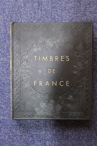 Réunion sept albums de timbres de postes...