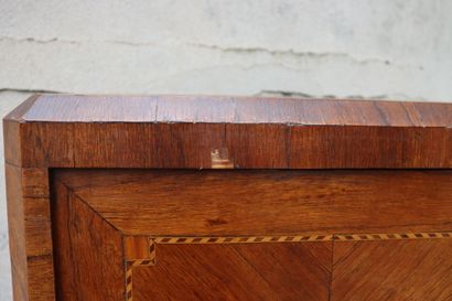 Mahogany and mahogany veneer chiffonier of...