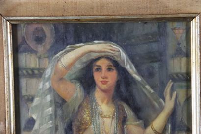École orientaliste du XXe siècle, Femme au...
