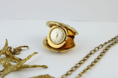 Lot of fancy jewelry including: a pendant...