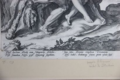 MATHAM Jacob (1571-1631) d'après, Amours...